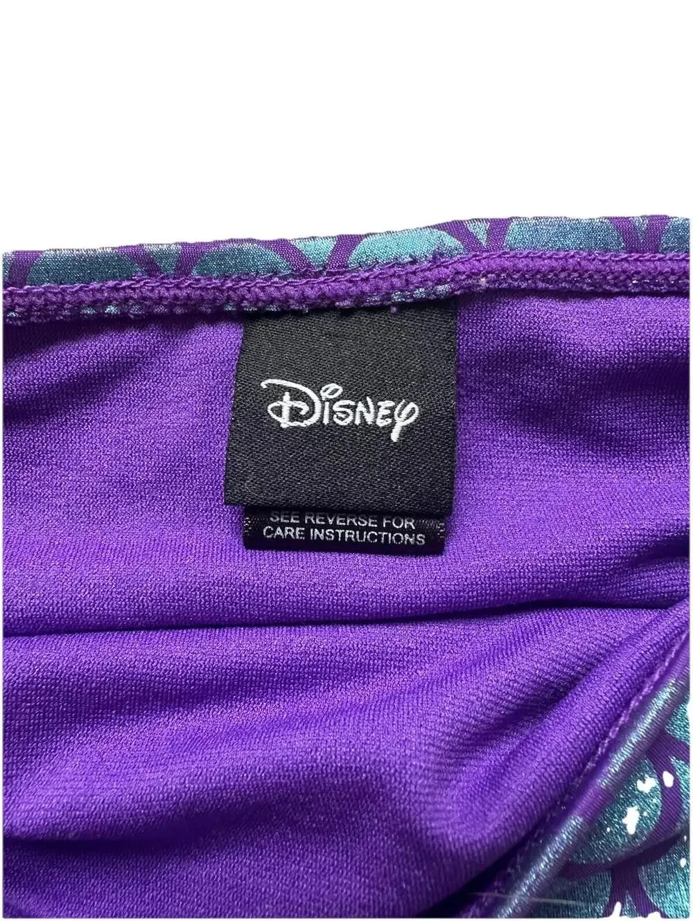 Disney The Little Mermaid Scale High-Waisted Swim Bottoms Hot Topic XS